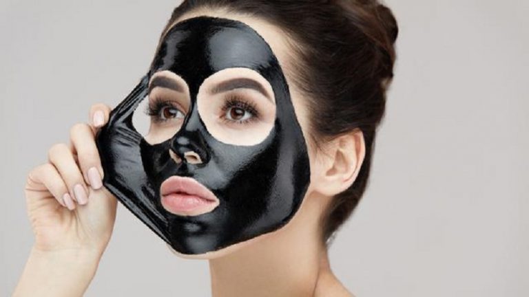 Activated charcoal mask patch for blackheads