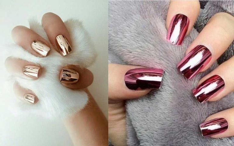 Nails designs in black and white
