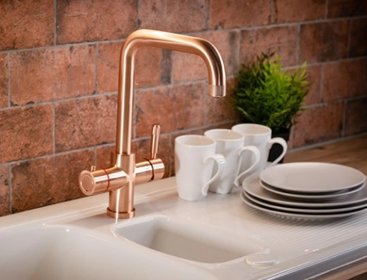 Does rose gold work in a kitchen?