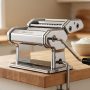 VeoHome pasta maker with drying rack and ravioli accessories